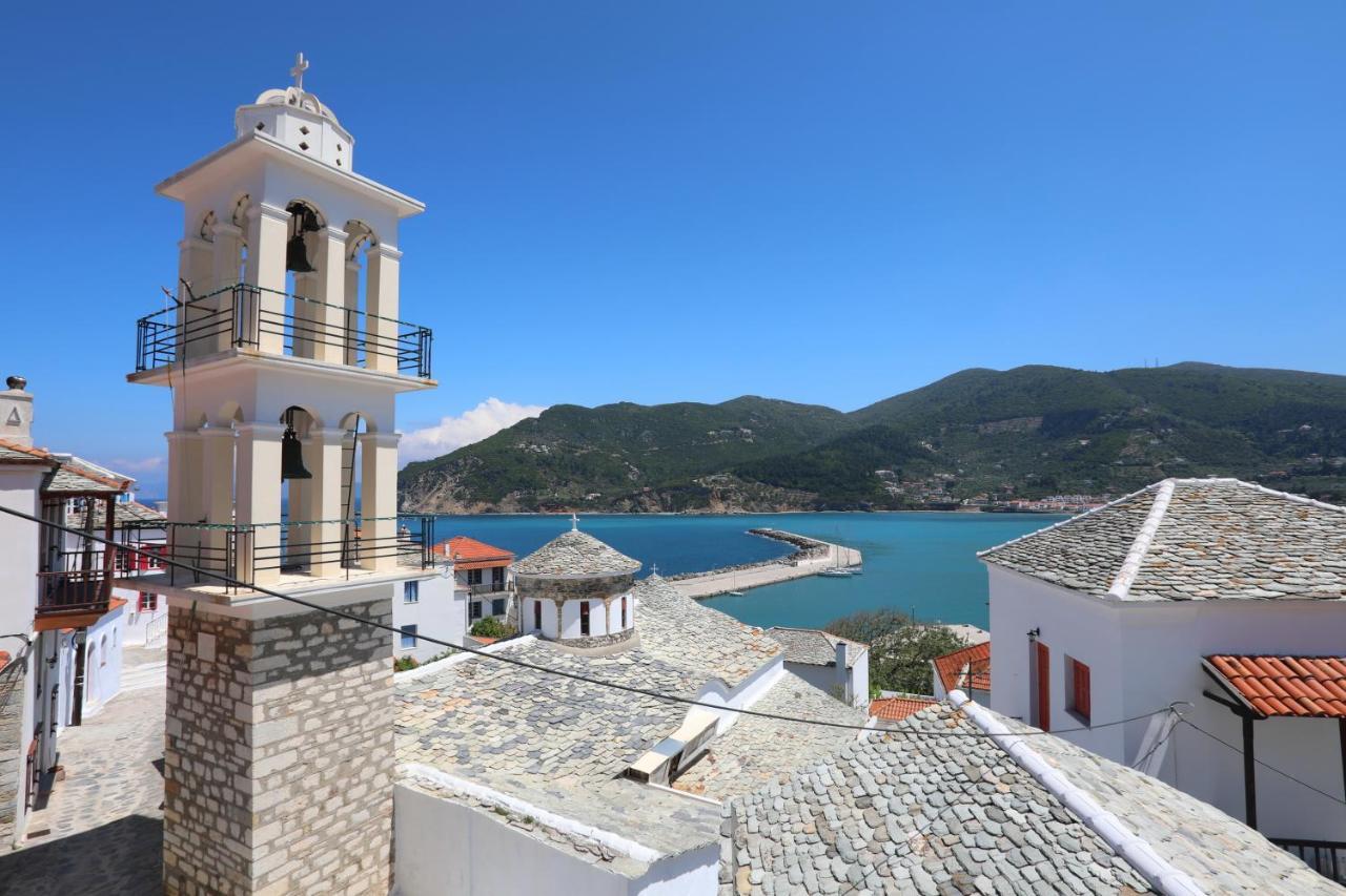 Skopelos House In Castle Panormos  Bagian luar foto