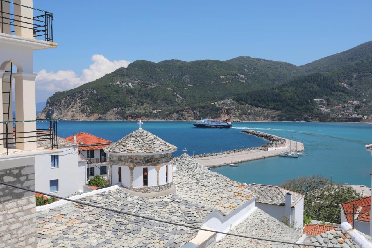 Skopelos House In Castle Panormos  Bagian luar foto